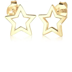 Elli Stern Trend Astro Filigran 925 Silber Gold Damen 