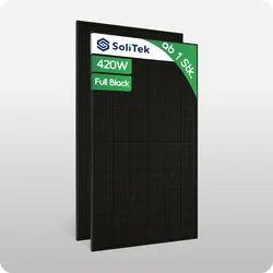 SoliTek BLACKSTAR HalfCut 108 Zellen 420W
