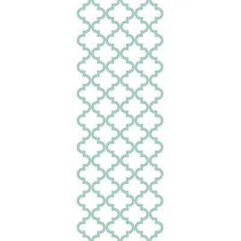 Queence Vinyltapete Quek - türkis, glatt, Farbverlauf, abstrakt, bedruckt, gemustert, 90x250cm, selbstklebend, kinderleichte Anbringung, Sticker grün