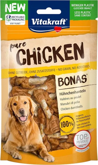 Vitakraft pure Chicken Bonas Hühnchenhanteln 80 g