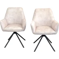 Moebel-direkt-online möbel direkt online Armlehnstuhl (2Stück) Carola