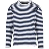 Brandit Textil Stripe Jersey Langarmshirt blau XL