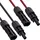 InLine Solarkabel Verlängerungs-Set 6mm2 0,3m schwarz/rot