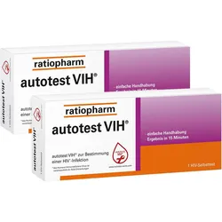 Autotest VIH Hiv-selbsttest ratiopharm 2X1 St