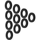 Abaodam 10 Stück Trompetenfilz-unterlegscheiben Für Trompeten Musikinstrumentenzubehör Schwarz Schützt Die Tasten Und Erhöht Die Lebensdauer