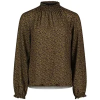 Cartoon Schlupfbluse mit Raffung Schwarz/Braun,36 | 36