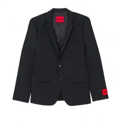 HUGO für Herren. 50495628 Blazer Colbert schwarz (48), Lässig, Klassisch, Polyester