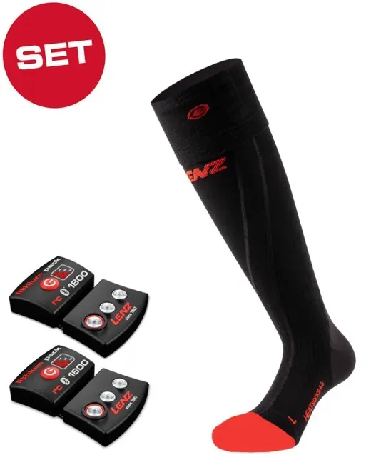 LENZ HEAT 6.1 COMPRESSION Socken 2026 inkl. LITHIUM RCB 1800 Pack - 45-47