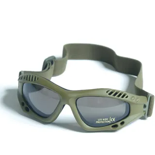 Mil-Tec Brille-15615301 Oliv Smoke Einheitsgröße