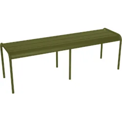 Fermob LUXEMBOURG 3/4-Sitzer Bank Aluminium - Pesto