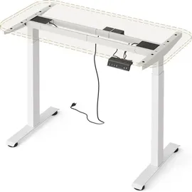 Vicco Höhenverstellbares Schreibtischgestell 57976 2 Motoren 120 x 75