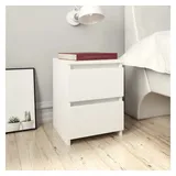 vidaXL Nachtschrank 30 x 30 x 40 cm Weiß
