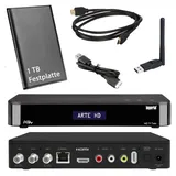 HD TWIN SAT RECEIVER - Imperial HD 7i mit 1TB Festplatte und W-Lan Stick (PVR, USB, LAN, W-Lan, HDMI) Mediacenter, Internetradio, Bluetooth 5.1, SA...