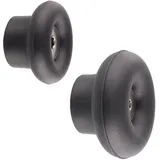 Wagner Wandhaken-Set Dot WH 0200 Schwarz 4 Stück