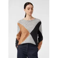 Comma, Strickpullover grau, M