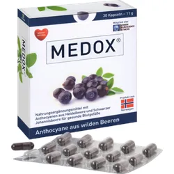 MEDOX Anthocyane aus wilden Beeren Kapseln 30 St