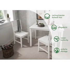 woodroom Kota 110 x 75 x 70 cm weiß