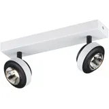 Böhmer Leuchten Deckenstrahler 44453 1-flg. Struktur Weiß/Anthrazit