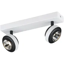 Böhmer Leuchten Deckenstrahler 44453 1-flg. Struktur Weiß/Anthrazit