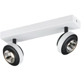 Böhmer Leuchten Deckenstrahler 44453 1-flg. Struktur Weiß/Anthrazit