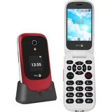 Doro 7070 Rot Senioren Tasten Klapphandy LTE WiFi Bluetooth Notruftaste NEU - Rot