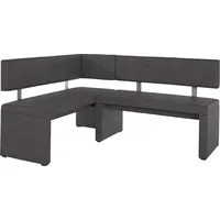 OTTO home Charissa 170 x 90 x 140 cm Microfaser langer Schenkel rechts schwarz arizona 4420