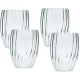 Intirilife Doppelwandiges Thermo Glas 0,21 l 4 St.