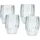Intirilife Doppelwandiges Thermo Glas 0,21 l 4 St.