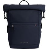 Tommy Hilfiger TH SIGNATURE ROLLTOP Backpack blau Space Blue),