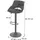 MCW Barhocker N64 2er Set drehbar höhenverstellbar  Braun