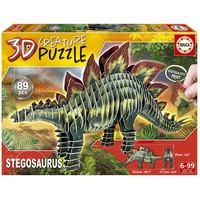 Educa Stegosaurus, Puzzle für Erwachsene und Kinder ab 6 Jahren, 89 Teile, Dinosaurier (19184)