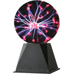 Plasmakugel Plasmaball magisch zuckend Blitz-Show Automatik Musiksteuerung rot