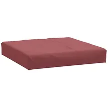 vidaXL Palettenkissen 60 x 60 x 10 cm rot 1 St.