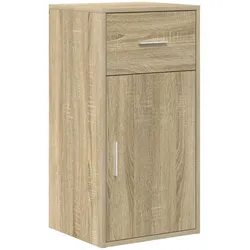 vidaXL Sonoma Eiche Stauraumschrank Sonoma Eiche MDF Mittel