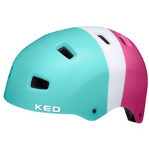 KED 5Forty Helm Kinder türkis/pink M | 58 cm)