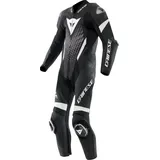 Dainese Laguna Seca 6 Lederkombi 1tlg. perforiert - Schwarz/Weiß/Grau - Kurz 61