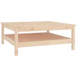 vidaXL Couchtisch 100x100x40 cm Massivholz Kiefer