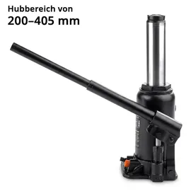 STAHLWERK Hydraulikheber 10 T 200-405 mm Stempelwagenheber Autoheber Wagenheber