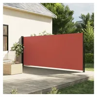 VidaXL Seitenmarkise Ausziehbar Terrakottarot 160x600 cm
