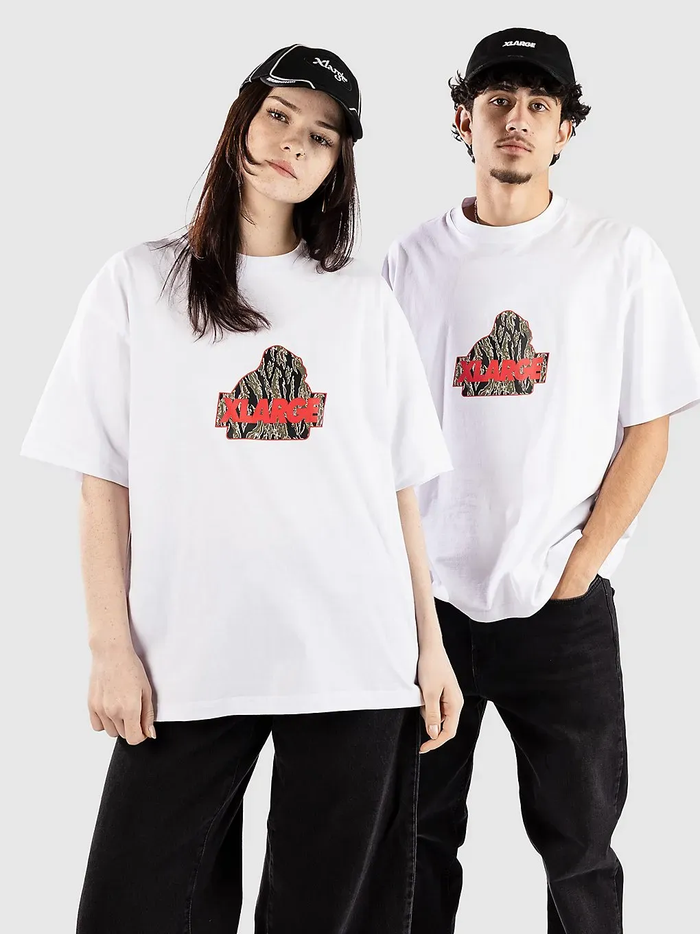 XLARGE Camo Urban Logo T-Shirt white Gr. XL
