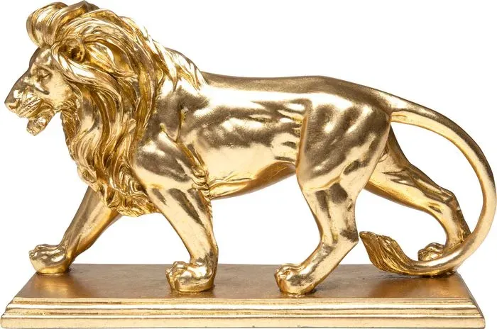 KARE DESIGN Deko-Figur Lion 20 cm Polyresin Gold