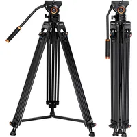K&F Concept Concept Video Tripod w/ Head (Metall), Stativ