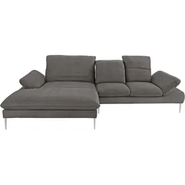 W.Schillig Eckcouch Chenille 3-Sitzer Grau