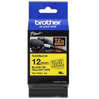 Brother TZ eFX631 12mm schwarz auf gelb