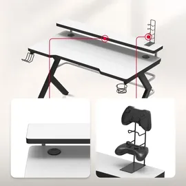 huzaro Gaming-Tisch Hero 5.0 Weiß