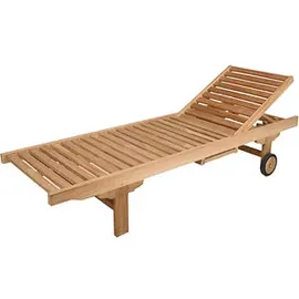 Garden Pleasure Solo Sonnenliege 200 x 77 x 97 cm natur