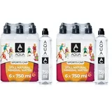 AQUA CARPATICA 750ml x 6 Still Sportscap Natürliches Mineralwasser, Fast Nitratfrei, Mit Natürlichen Elektrolyten, Perfekt für Sport und unterwegs, 100% Recycelbar, BPA Frei, Ohne Kohlensäure