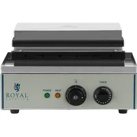 Royal Catering Waffeleisen - 1.550 Watt - Stiel - Corn Dog