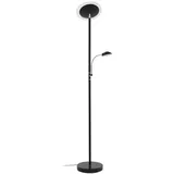 Lindby LED Stehlampe, Deckenfluter dimmbar verstellbarer Lesearm Standleuchte Metall Standlampe Wohnzimmerlampe Leselampe