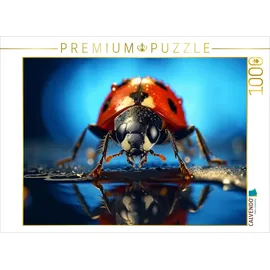 Calvendo Puzzle Marienkäfer 1000 Teile Lege-Größe 64x48cm Foto-Puzzle für glückliche Stunden